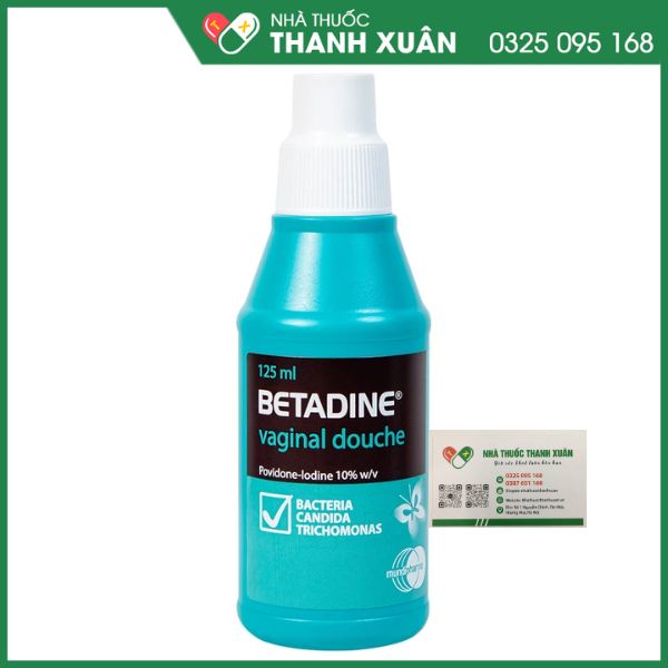 Betadine vaginal douche điều trị nhiễm trùng âm đạo